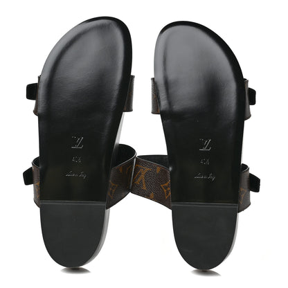 Louis Vuitton Monogram Bom Dia Mule Sandals 40.5 Black 5 of 7