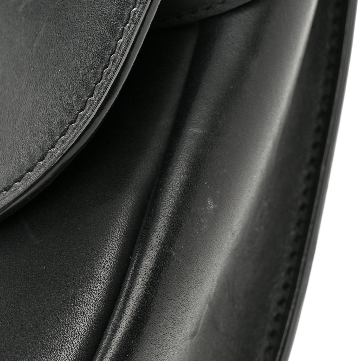 Saint Laurent Smooth Calfskin Monogram Medium Kaia Satchel Black 11 of 12