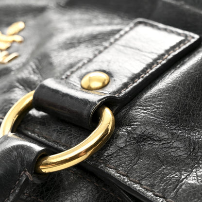 Prada Vitello Shine Shopping Satchel Dark Green 13 of 13