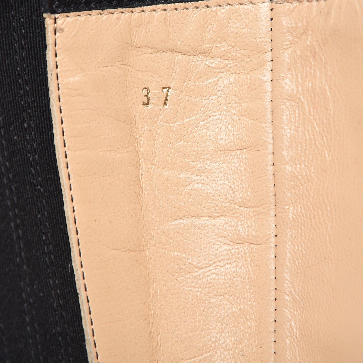 Veau Velours Bianca 140 Knee Boots 37 Black
