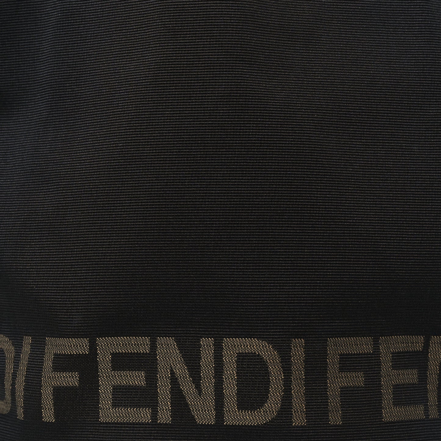 FF Canvas Bucket Bag Black