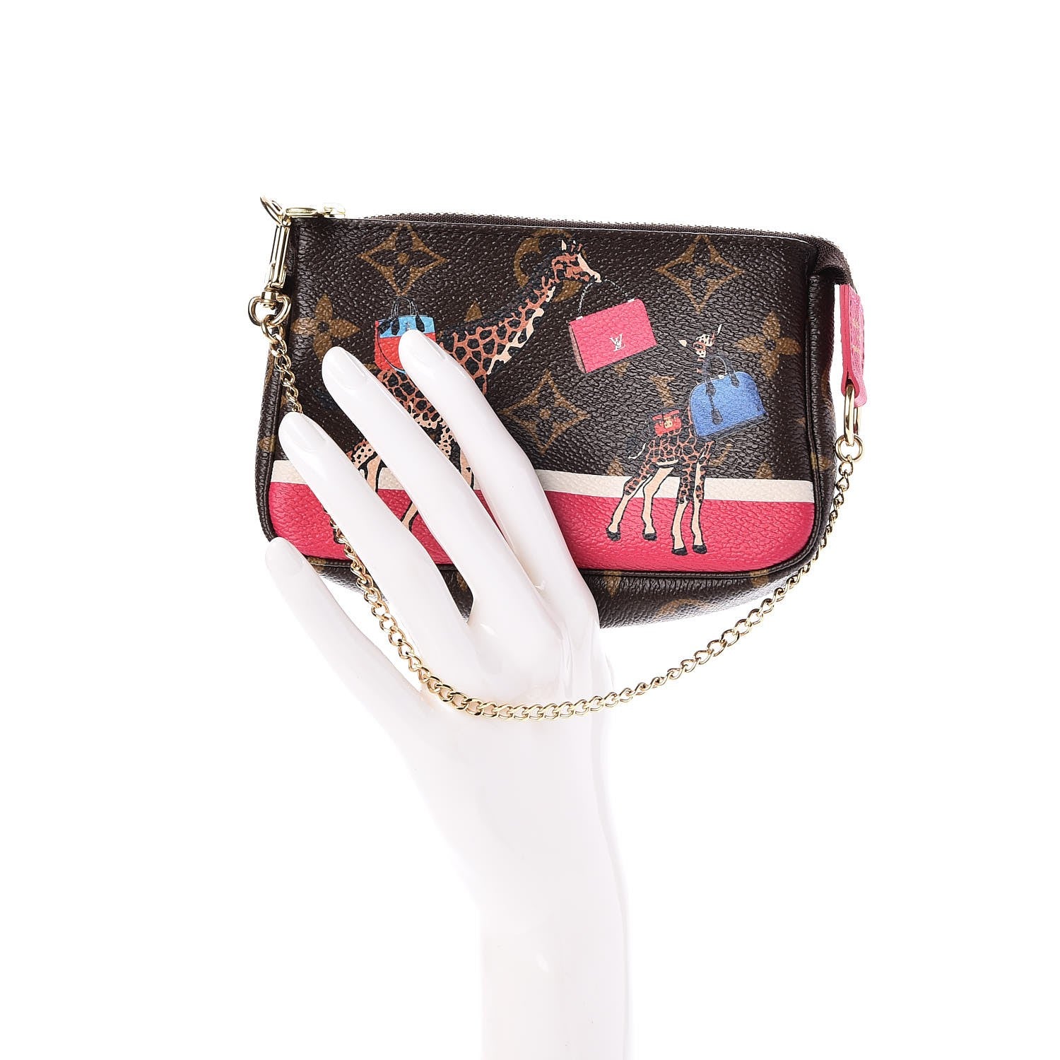 Louis Vuitton Monogram 2017 Christmas Animation Mini Pochette Accessories 2 of 7
