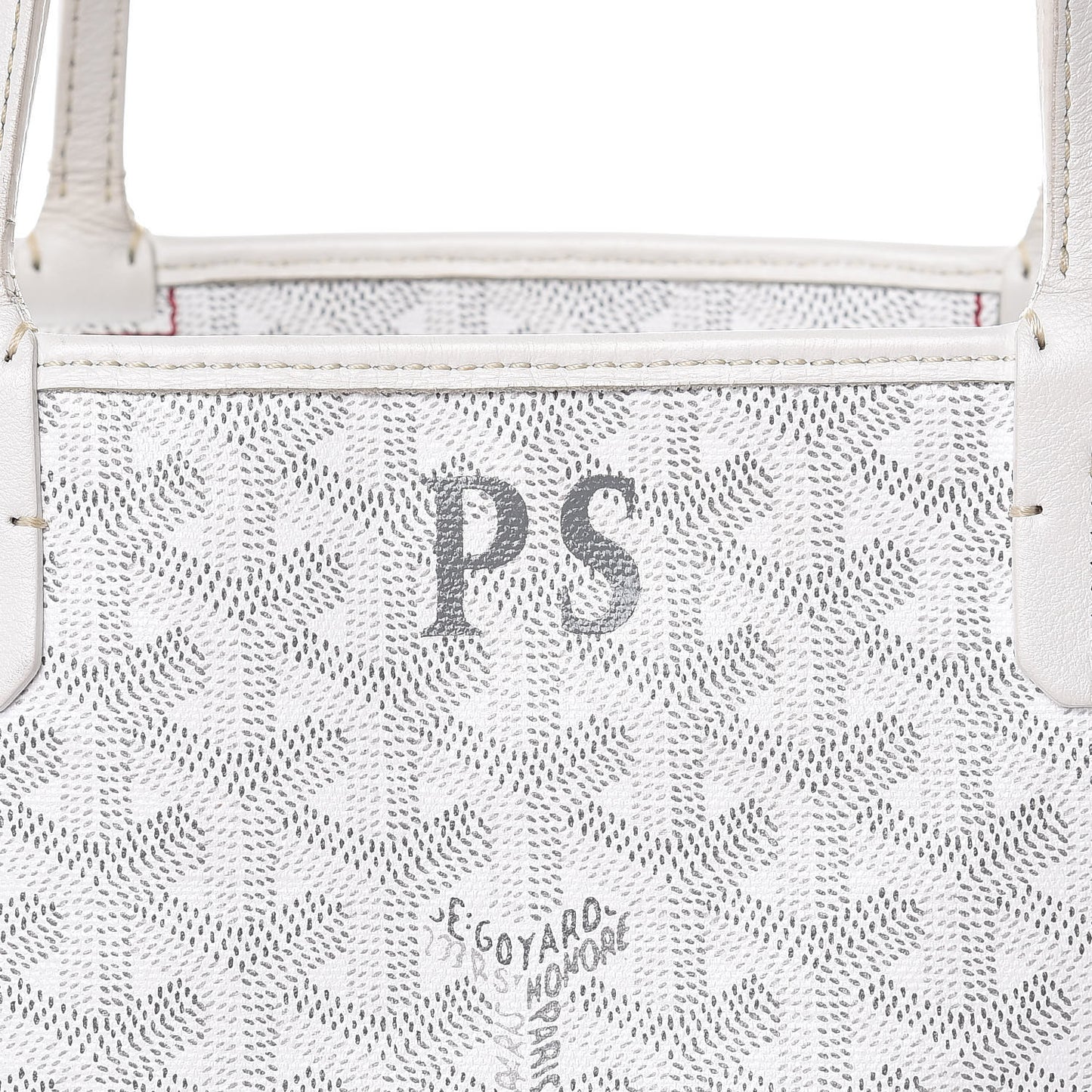 Goyardine Artois PM White