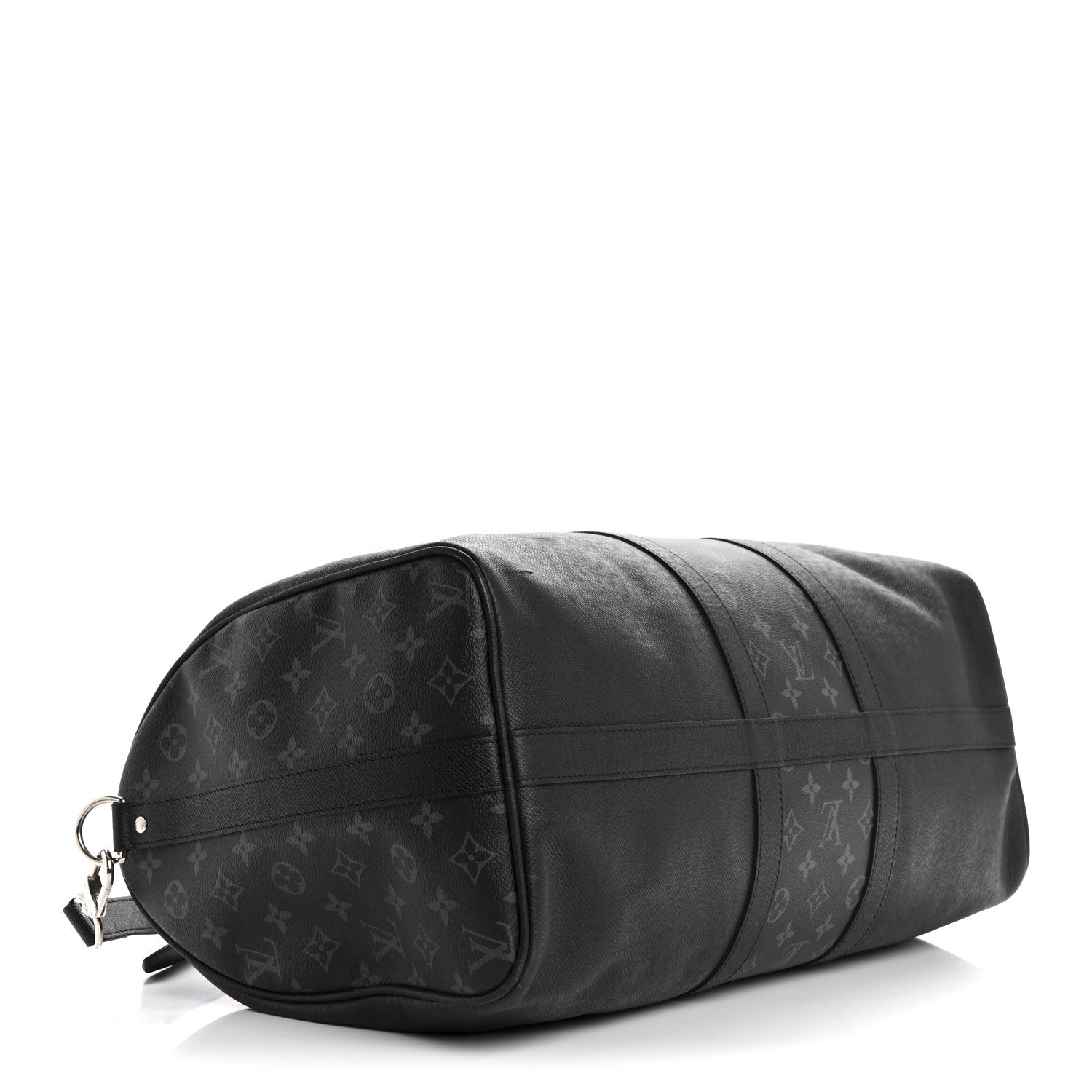 Louis Vuitton Taiga Monogram Eclipse Keepall Bandouliere 50 Black 3 of 14
