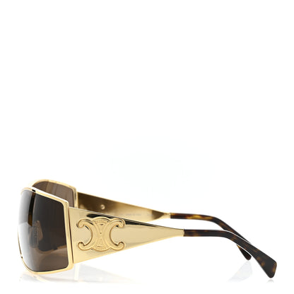 Celine Metal Triomphe Sunglasses CL40283U Gold 3 of 7