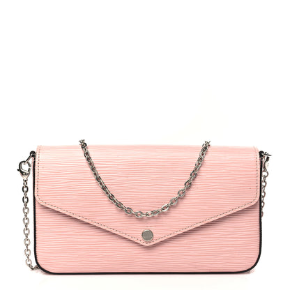 Louis Vuitton Epi Pochette Felicie Rose Ballerine 1 of 11