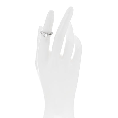 Tiffany Platinum Diamond 1.30ct Channel-Set Engagement Ring 46 3.75 3 of 7