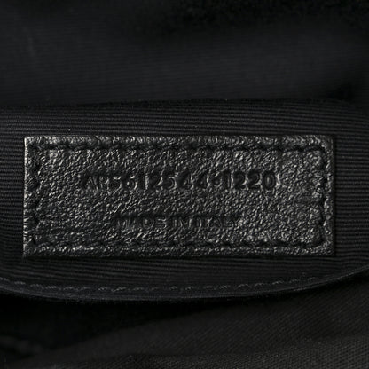 Saint Laurent Calfskin Matelasse Monogram Lou Camera Bag Deep Marine 7 of 10