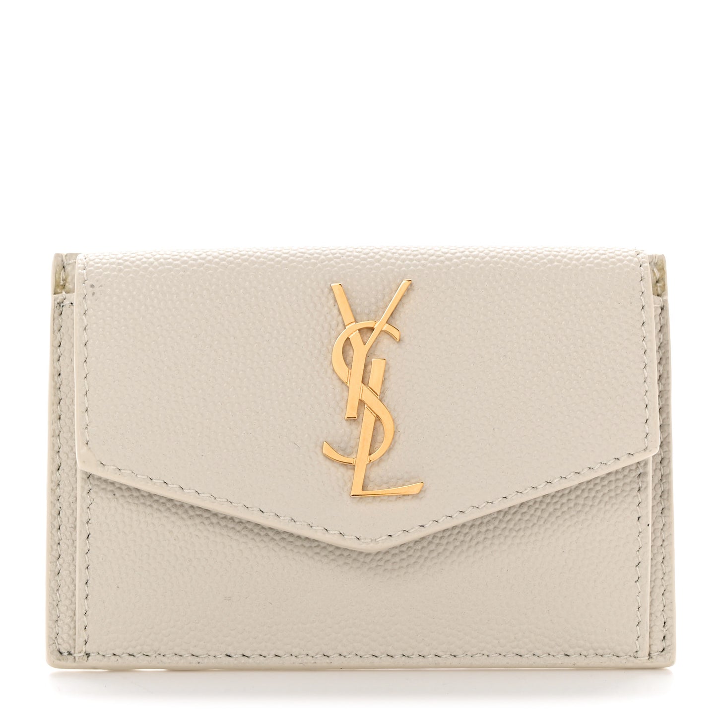 Grain De Poudre Uptown Monogram Card Case Crema Soft