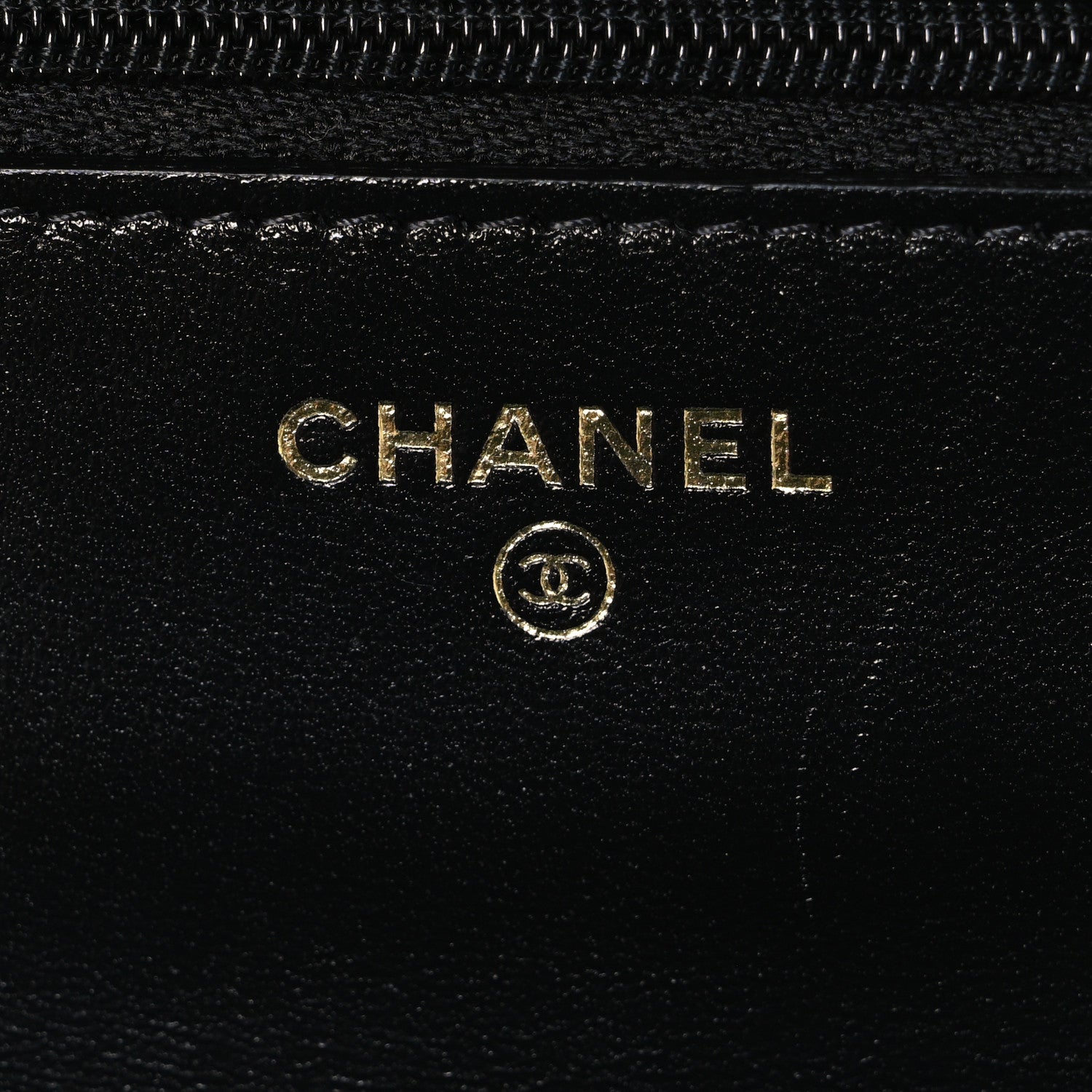 Chanel Shiny Lambskin Quilted Golden Links Wallet On Chain WOC Black 6 of 11