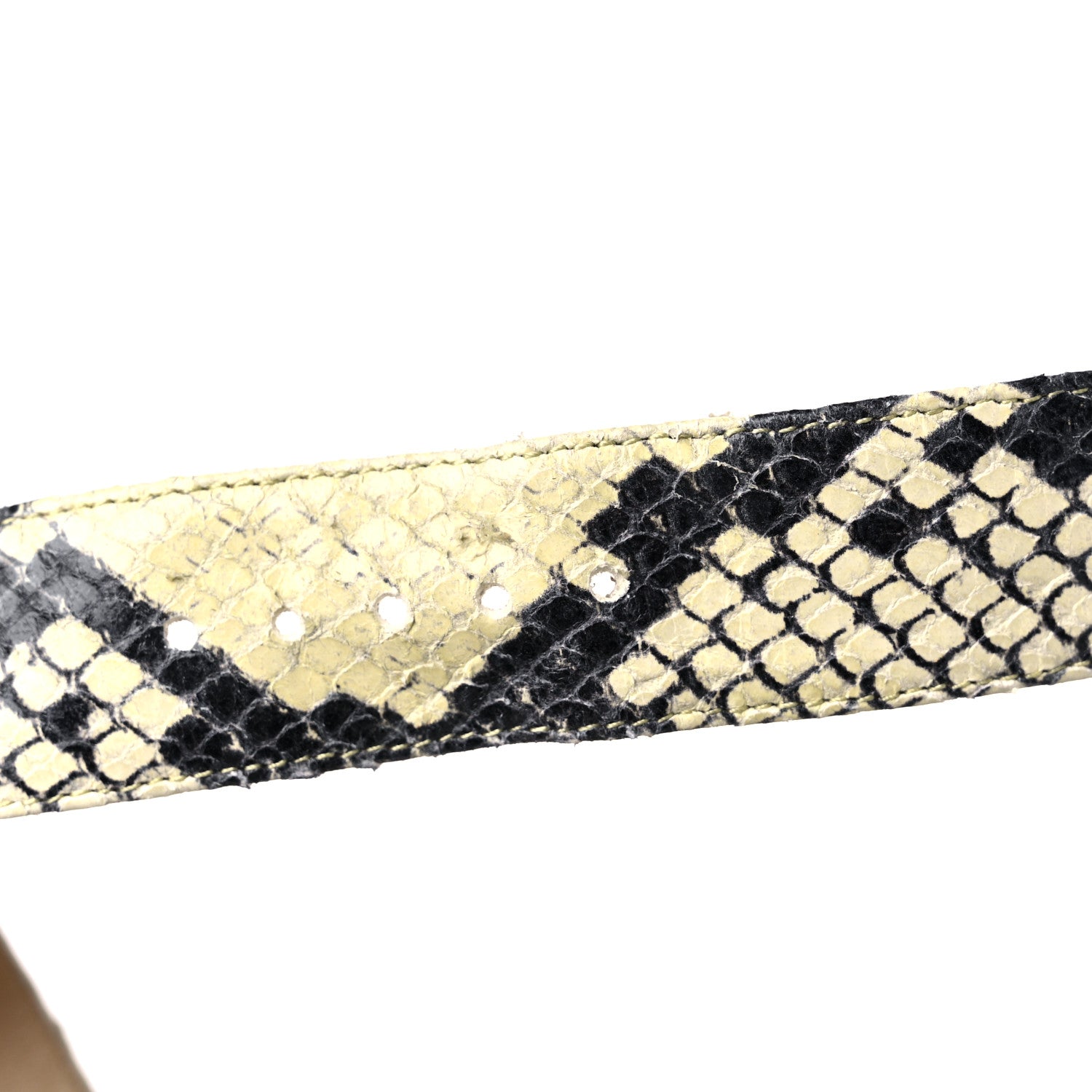 Bottega Veneta Faded Goatskin Python Printed Tower 40/140mm Platform Pumps 40.5 Kiwi Black 10 of 12