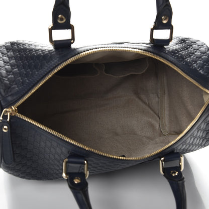 Gucci Microguccissima Medium Boston Navy 6 of 9
