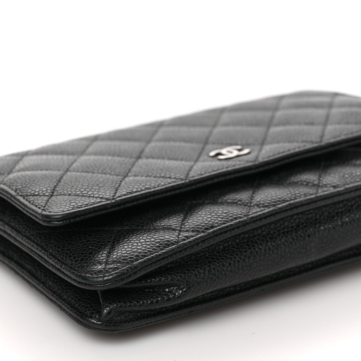Chanel Caviar Quilted Wallet on Chain WOC Black 9 of 10