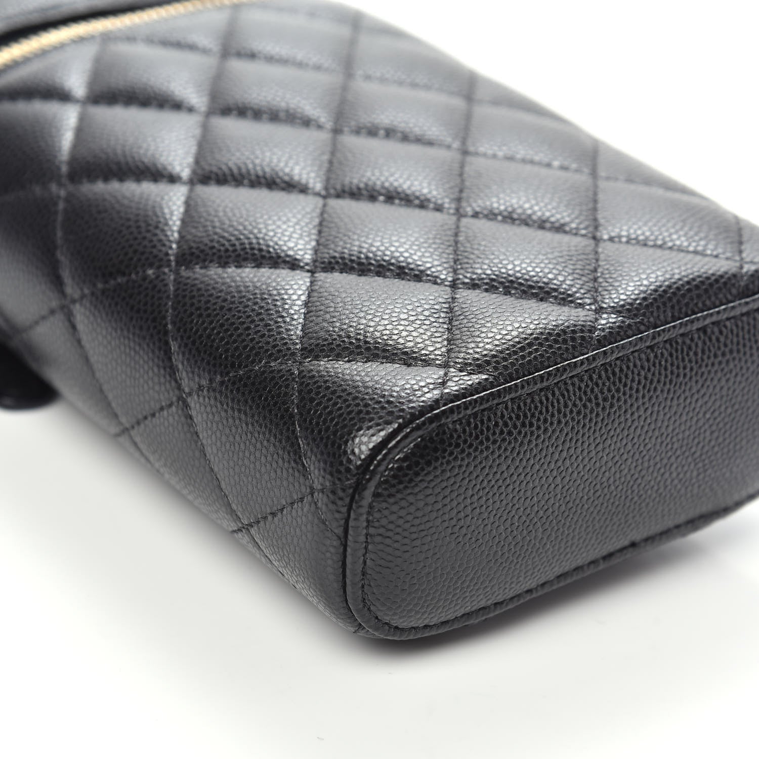 Chanel Caviar Quilted Phone Holder With Chain Black 8 of 10