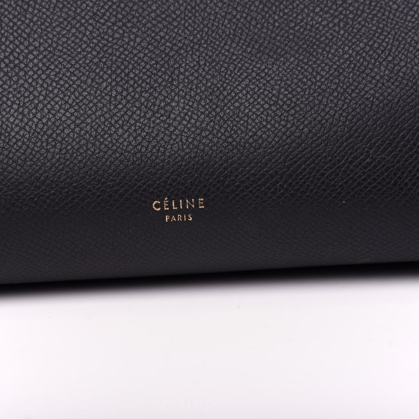 Grained Calfskin Mini Belt Bag Black