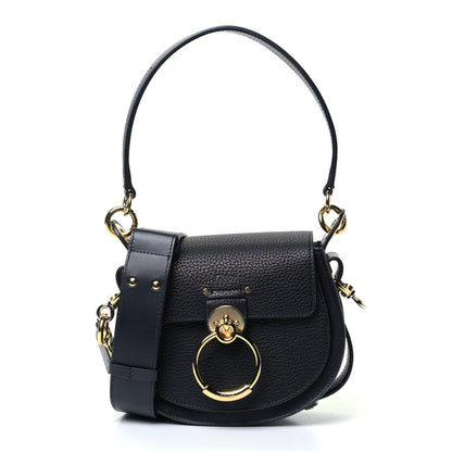 Chloe Grained Lambskin Small Tess Bag Black 1 of 5