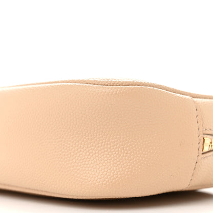Saint Laurent Grain De Poudre Matelasse Monogram Mini Lou Camera Bag Dark Beige 10 of 12
