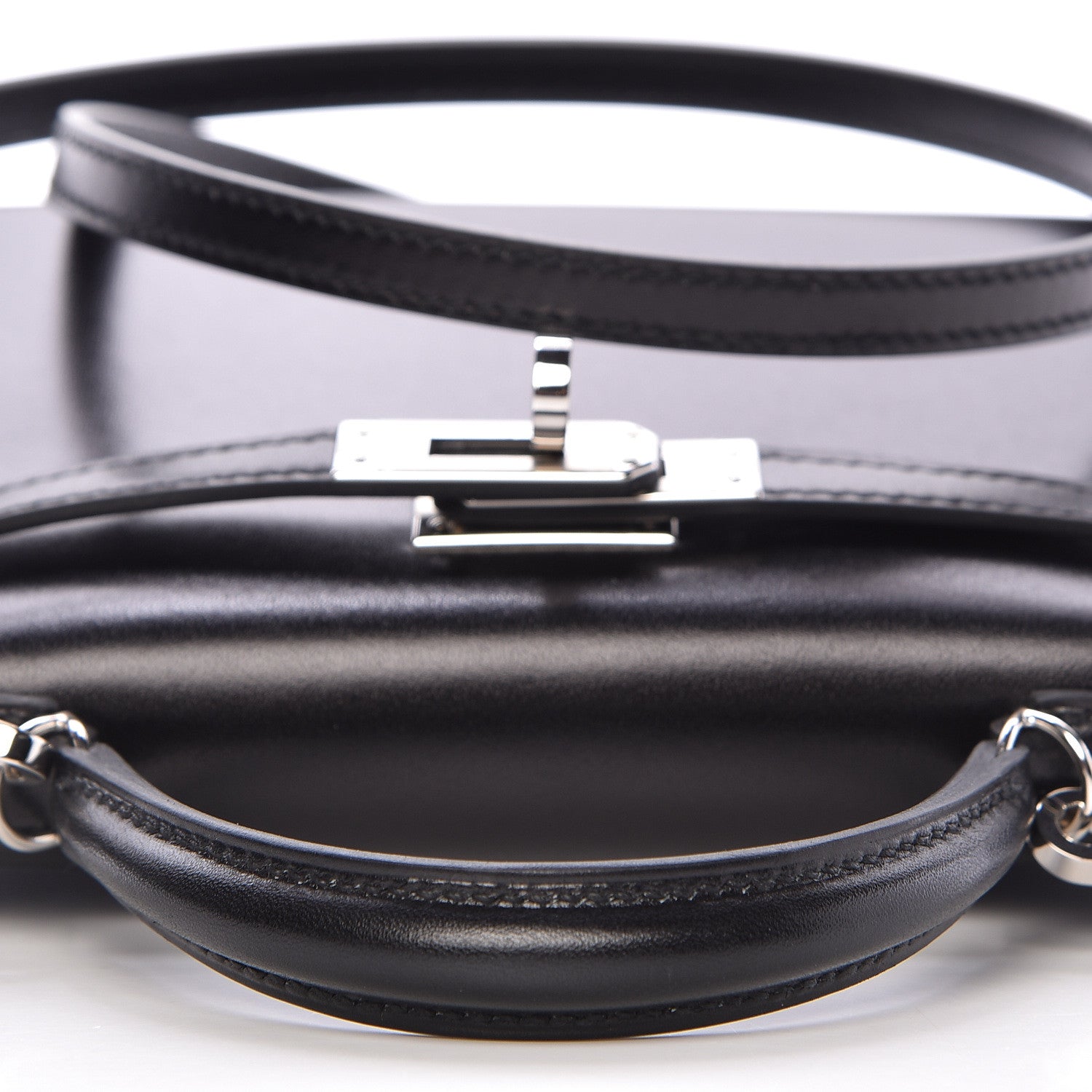 Hermes Box Mini Kelly Sellier 20 Black 8 of 30