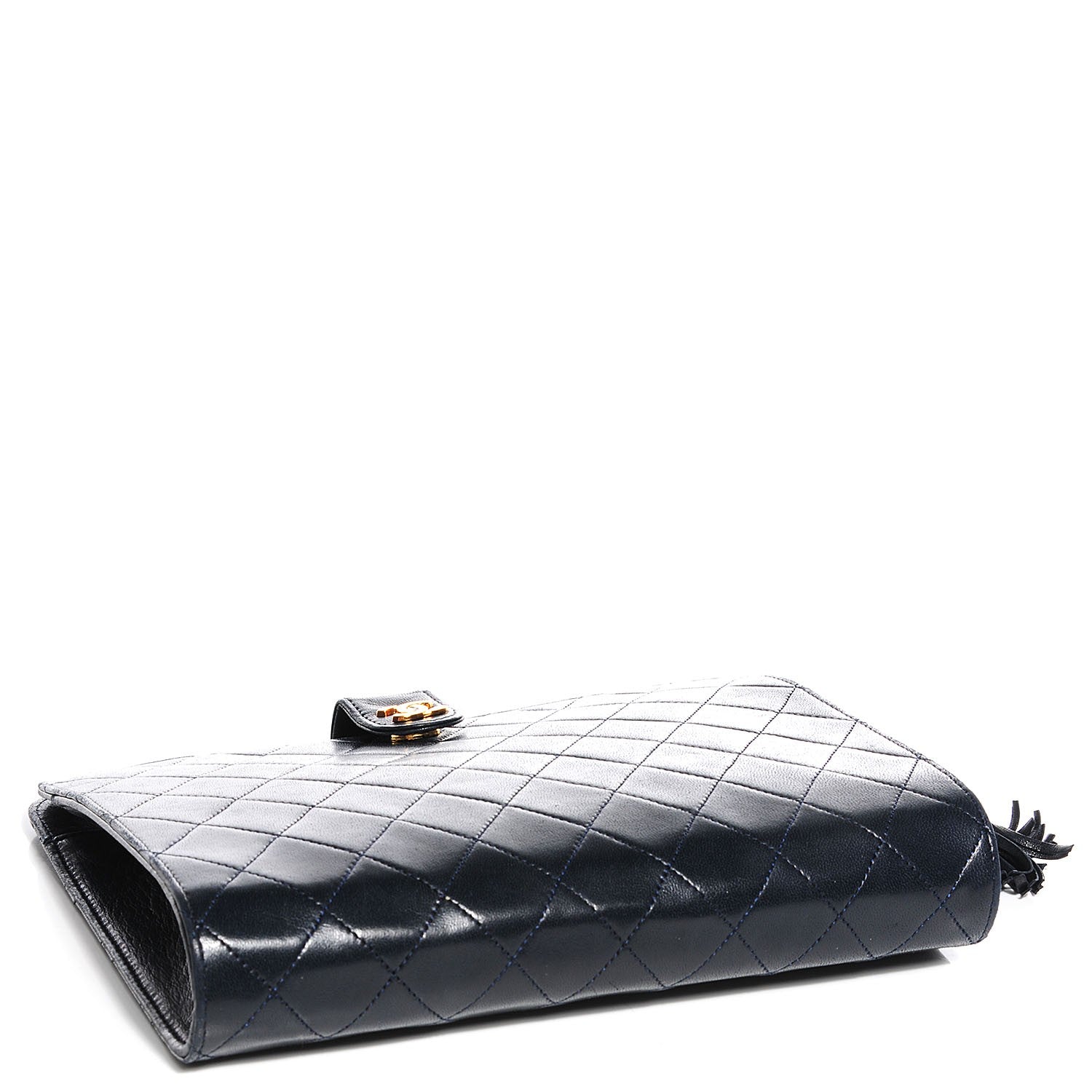 Chanel Lambskin Quilted Shoulder Bag Black 4 of 7