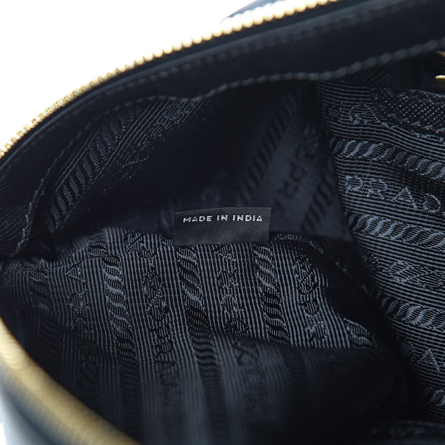Tessuto Nylon Saffiano Tote Black