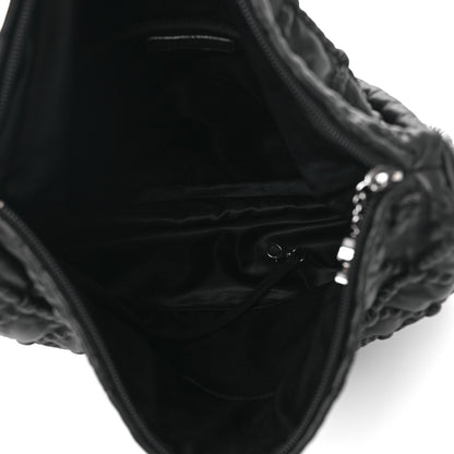 Chanel Lambskin Quilted Hidden Chain Hobo Black 5 of 11