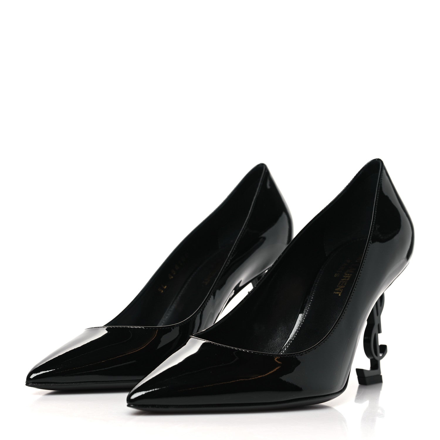 Saint Laurent Patent Opyum 85 Pumps 37 Black 4 of 9
