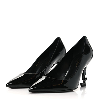 Saint Laurent Patent Opyum 85 Pumps 37 Black 4 of 9