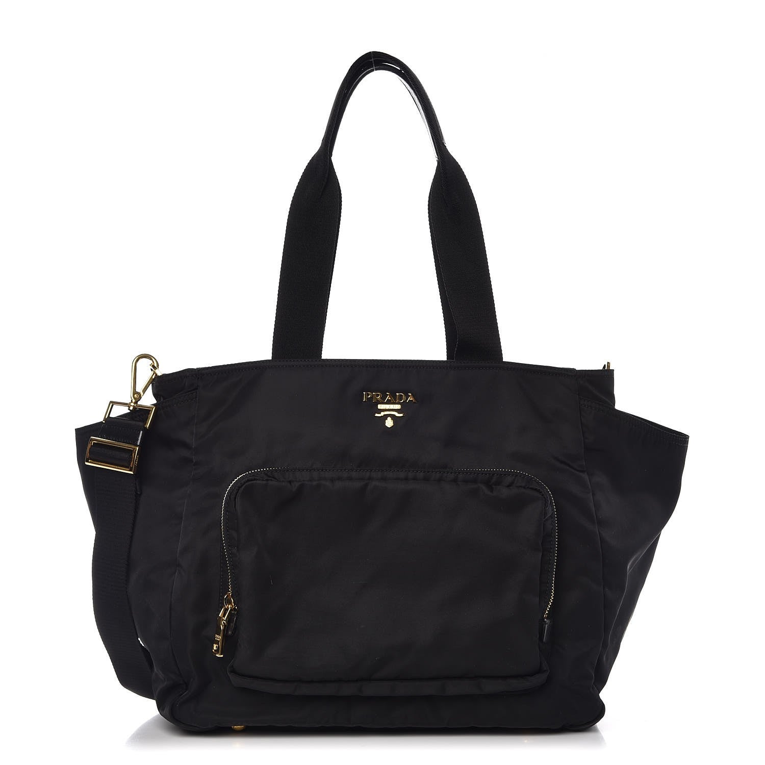 Prada Nylon Vela Baby Bag Black 1 of 11