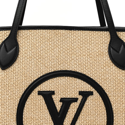 Louis Vuitton Raffia Saint Jacques Tote Black 8 of 13