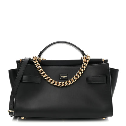 Dolce & Gabbana Calfskin Sicily 62 Black 1 of 8