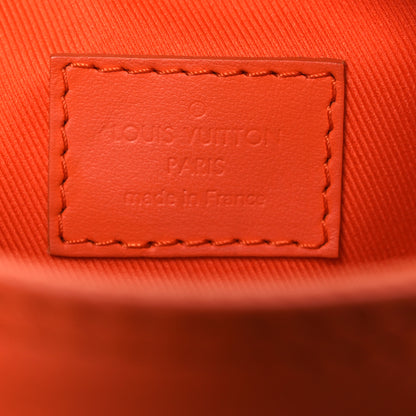 Louis Vuitton Grained Calfskin Aerogram Keepall XS Orange 6 of 13