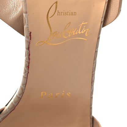 Christian Louboutin Kid Trezuma 85 Sandals 39 Beige 7 of 8