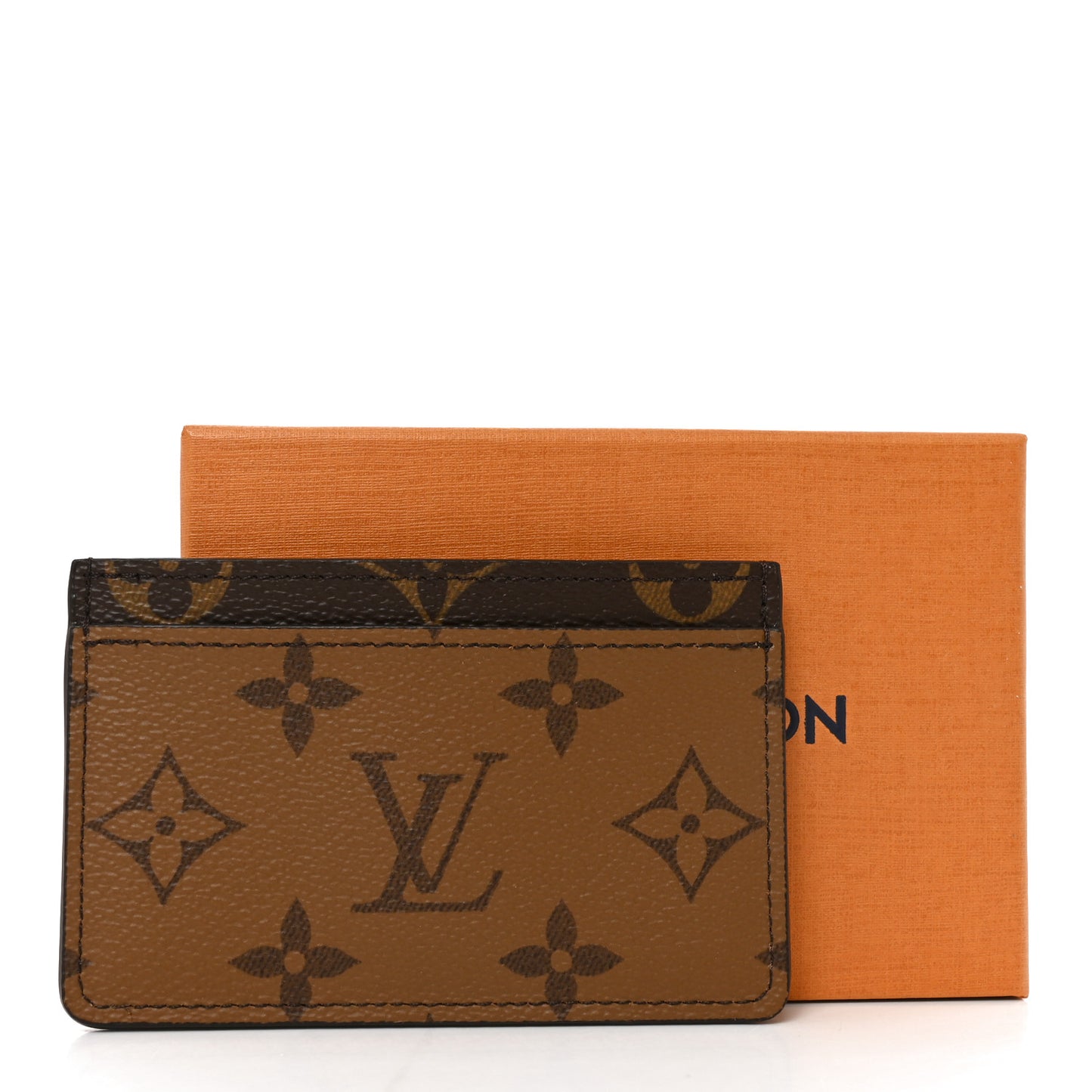 Reverse Monogram Card Holder