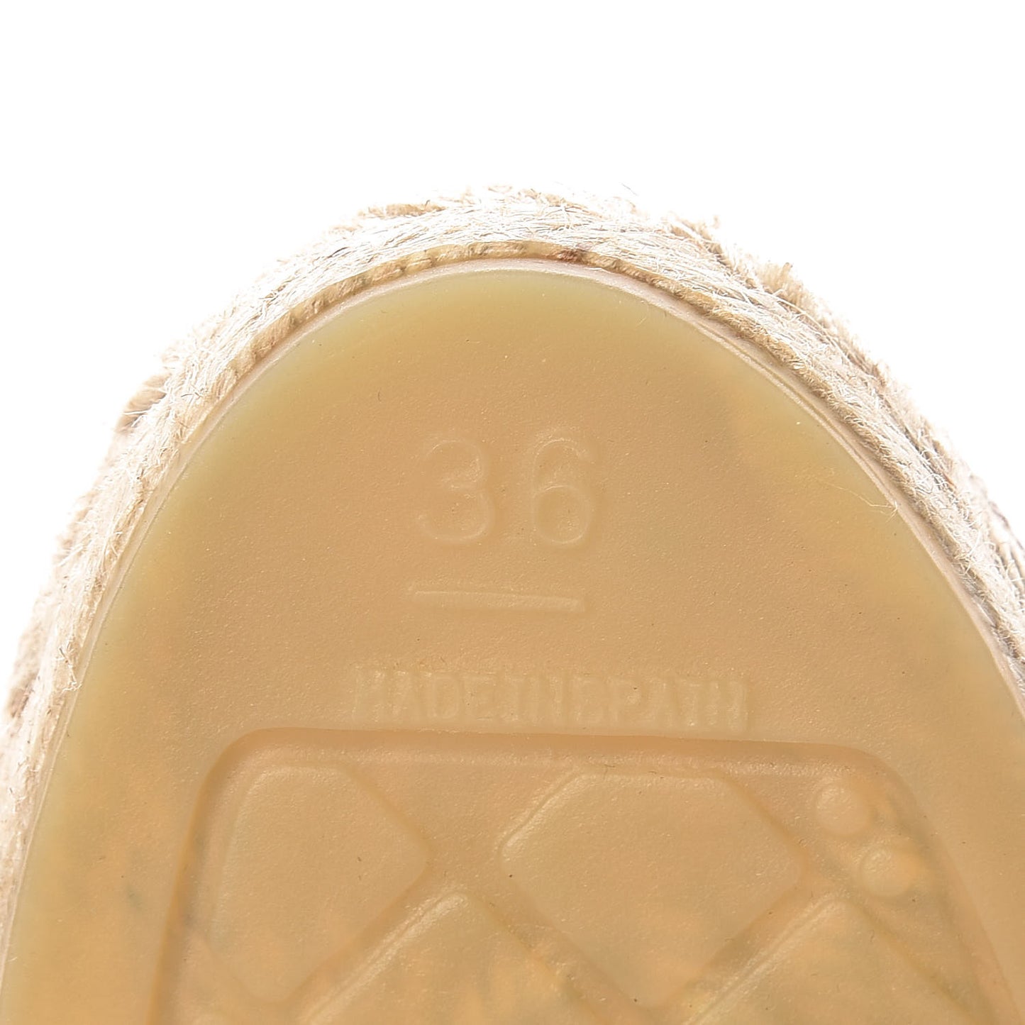 Mesh Grosgrain CC Espadrilles 36 Pink
