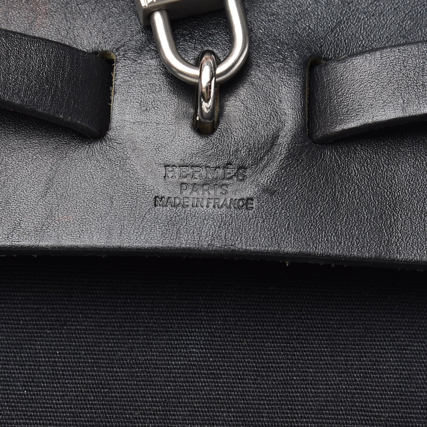 Toile Vache Calfskin Herbag 39 MM Black