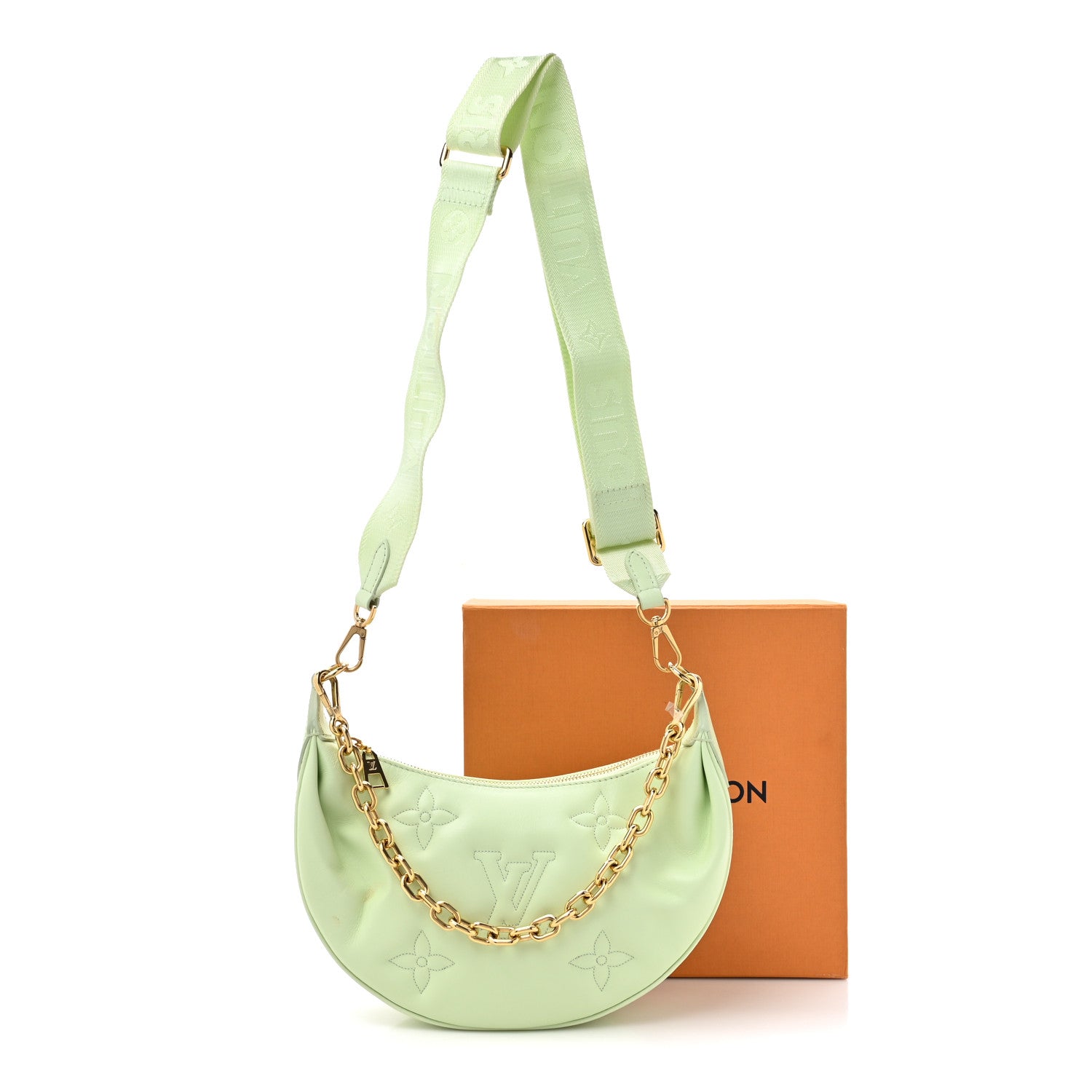 Louis Vuitton Calfskin Bubblegram Over The Moon Light Green 13 of 13
