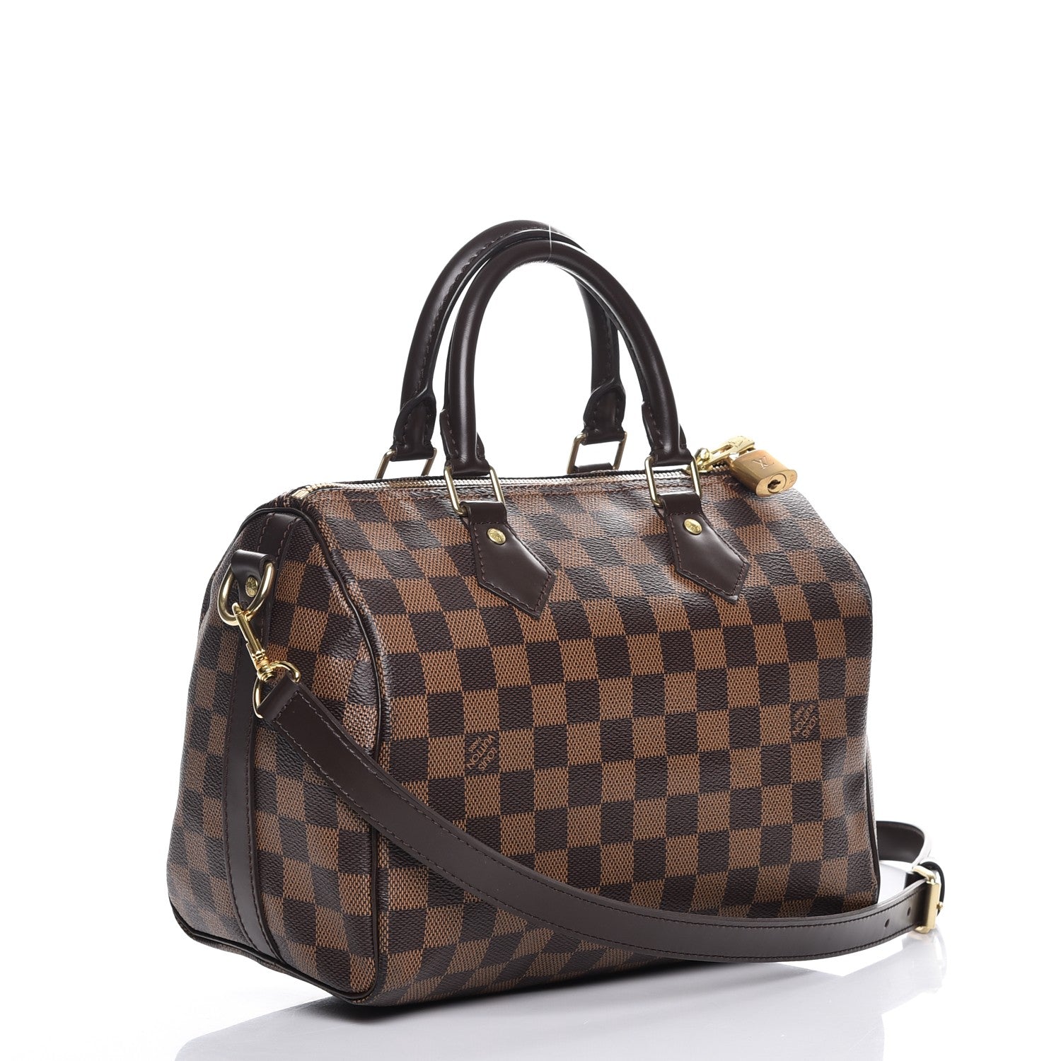 Louis Vuitton Damier Ebene Speedy Bandouliere 25 4 of 10