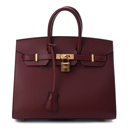 Hermes Madame Calfskin Birkin Sellier 25 Rouge H 1 of 11