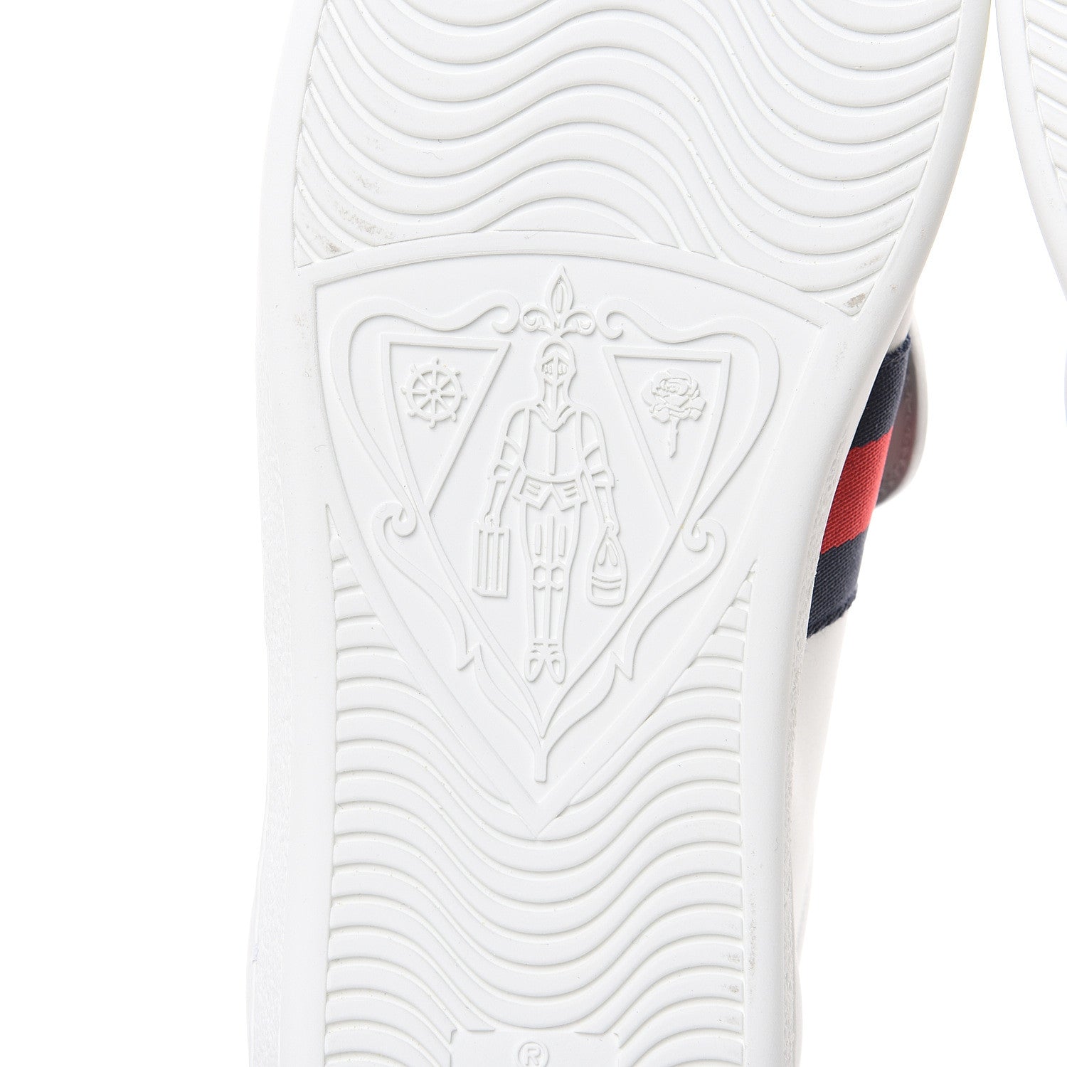 Gucci Calfskin Ayers Crystal Web Womens New Ace Pineapple Sneakers 40 White 6 of 10