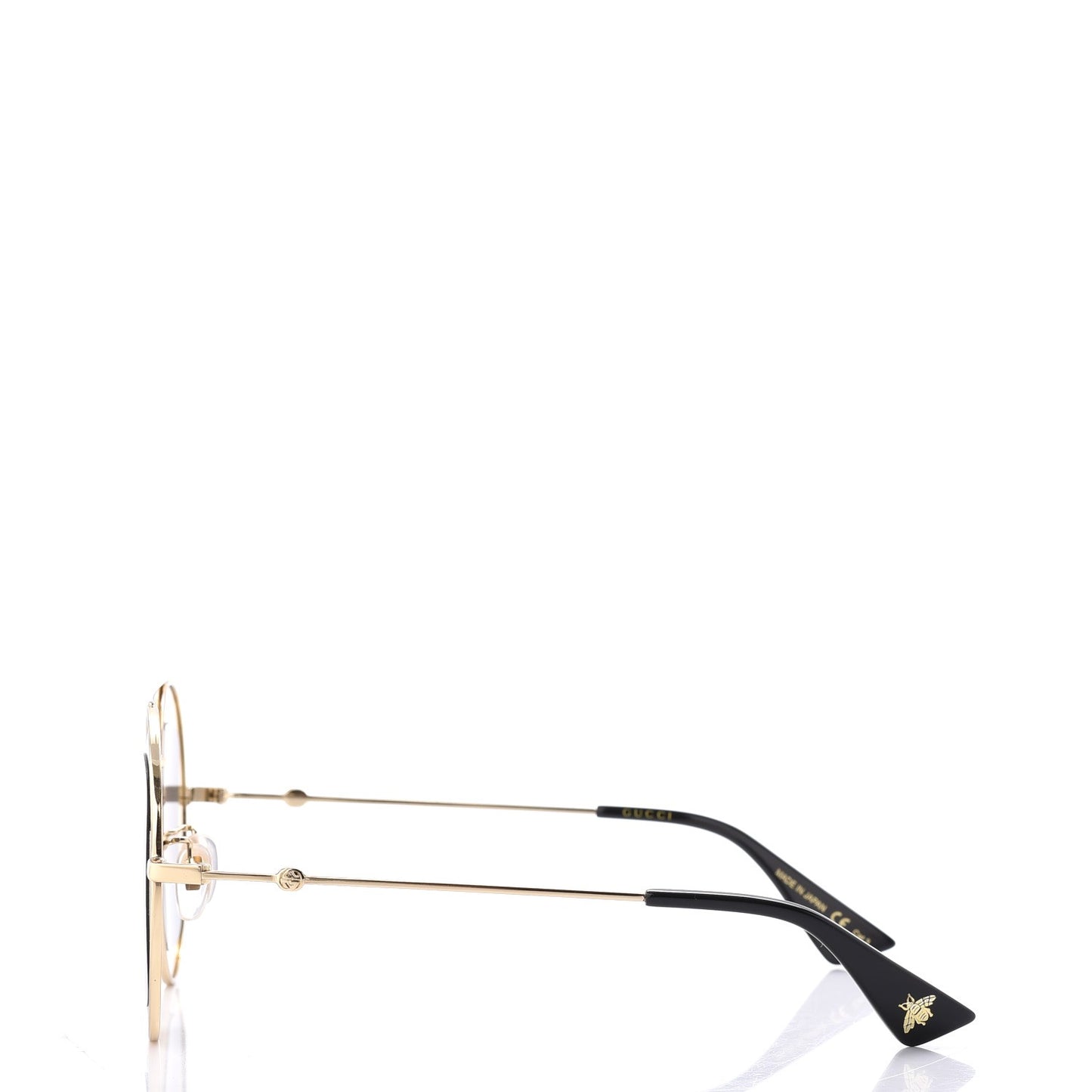 Round Frame Sylvie Web Sunglasses GG0105S Black