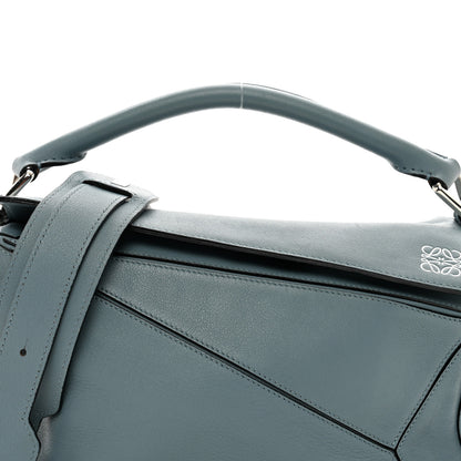 Loewe Calfskin Small Puzzle Bag Stone Blue 5 of 9