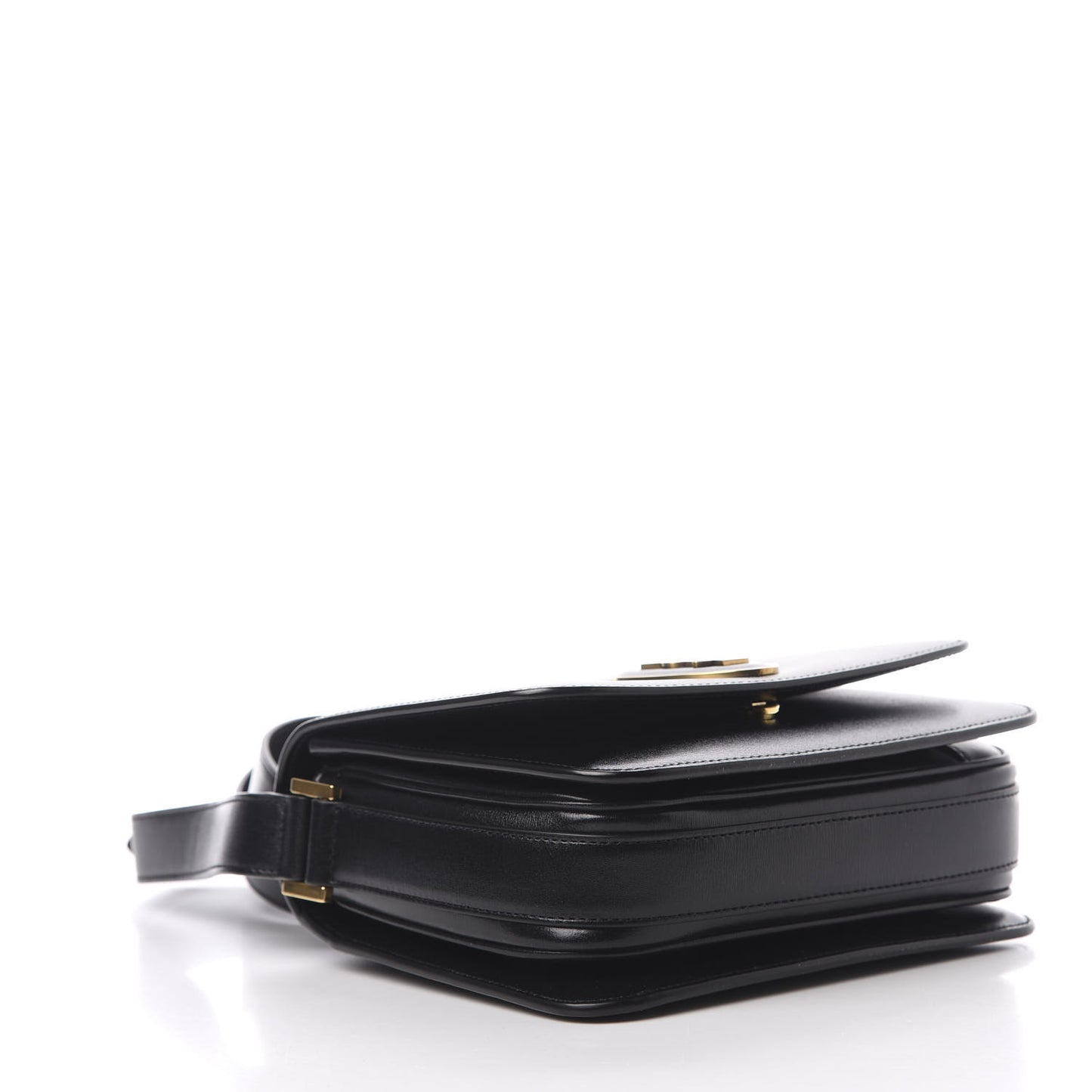 Calfskin Le 61 Shoulder Bag Black