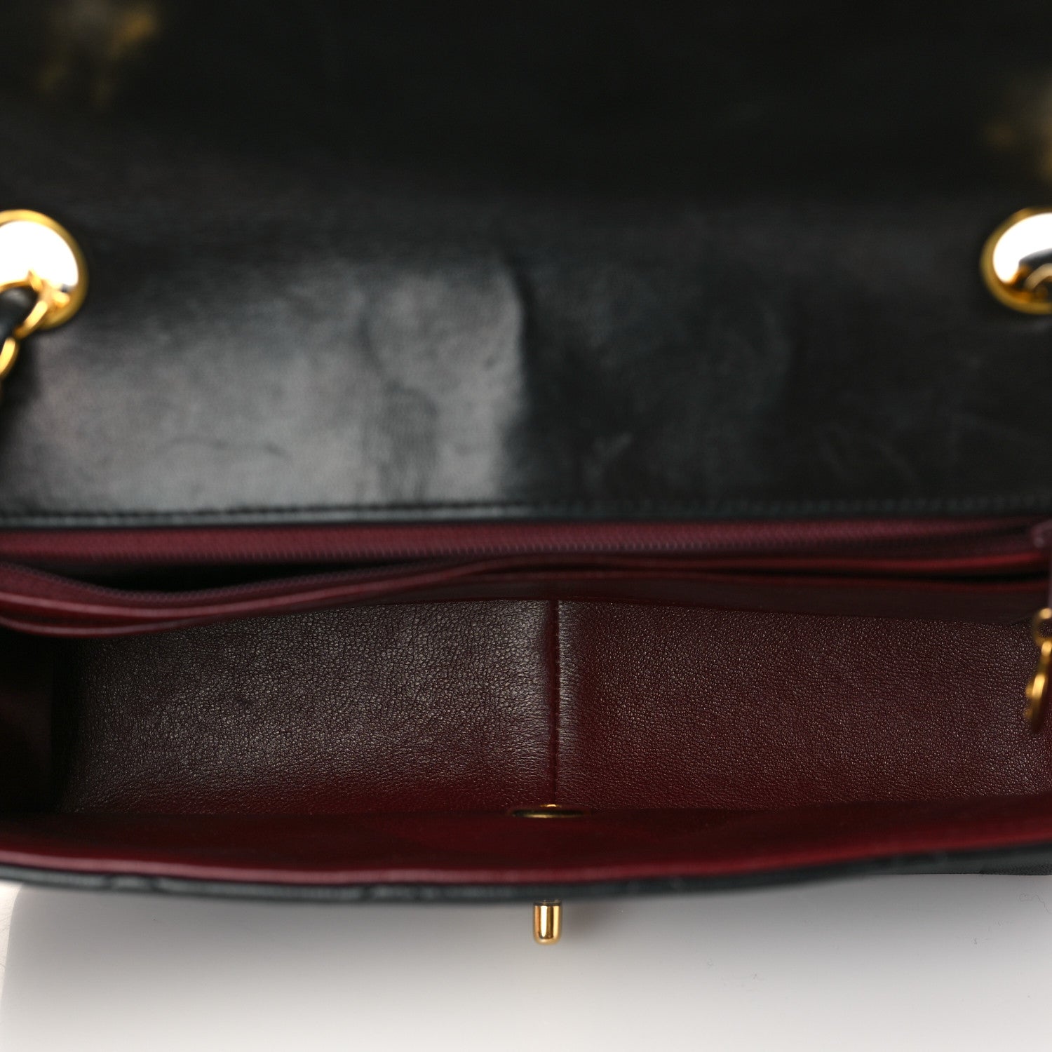 Chanel Lambskin Quilted Medium Single Flap Black 5 of 13
