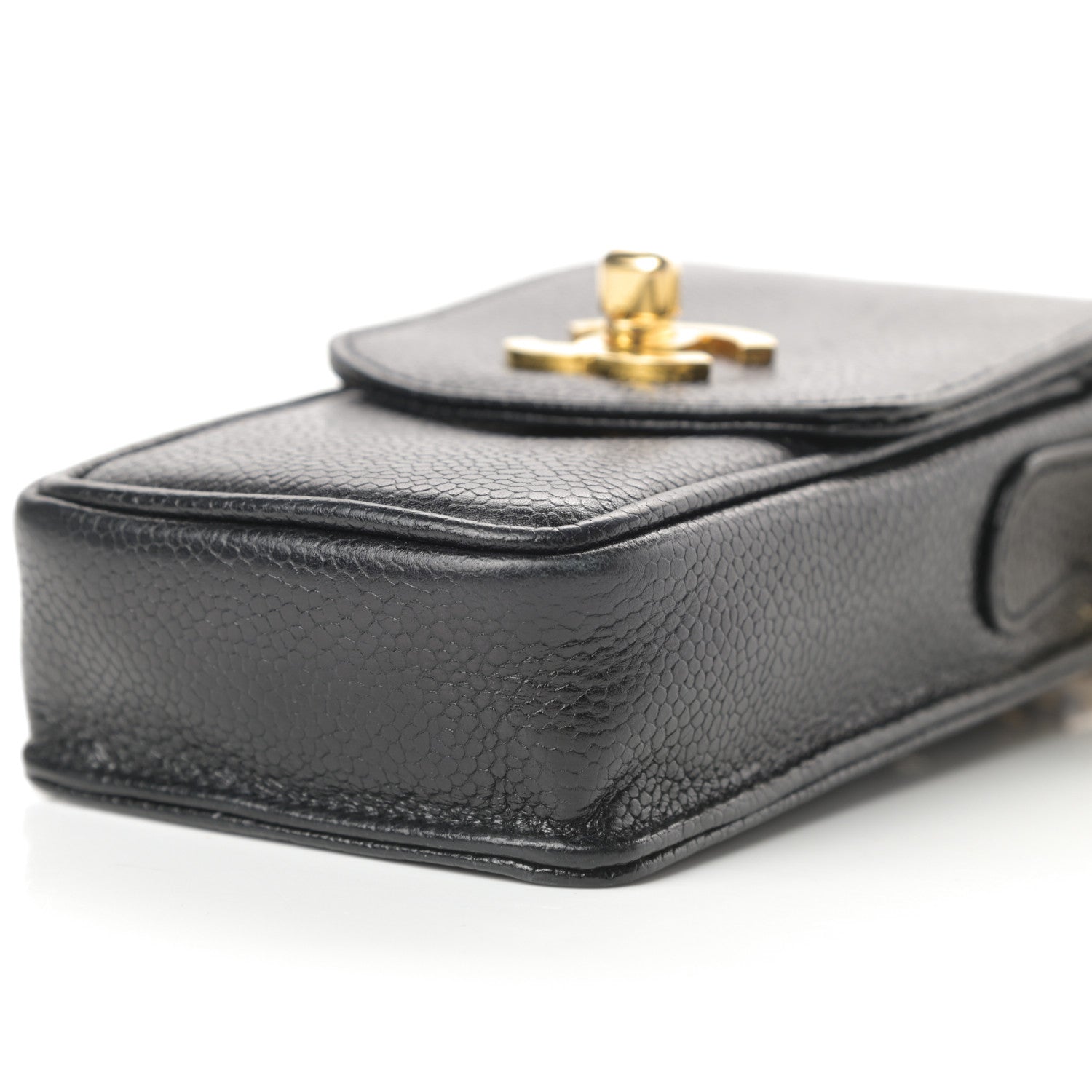 Chanel Caviar Phone Holder Crossbody Black 11 of 12
