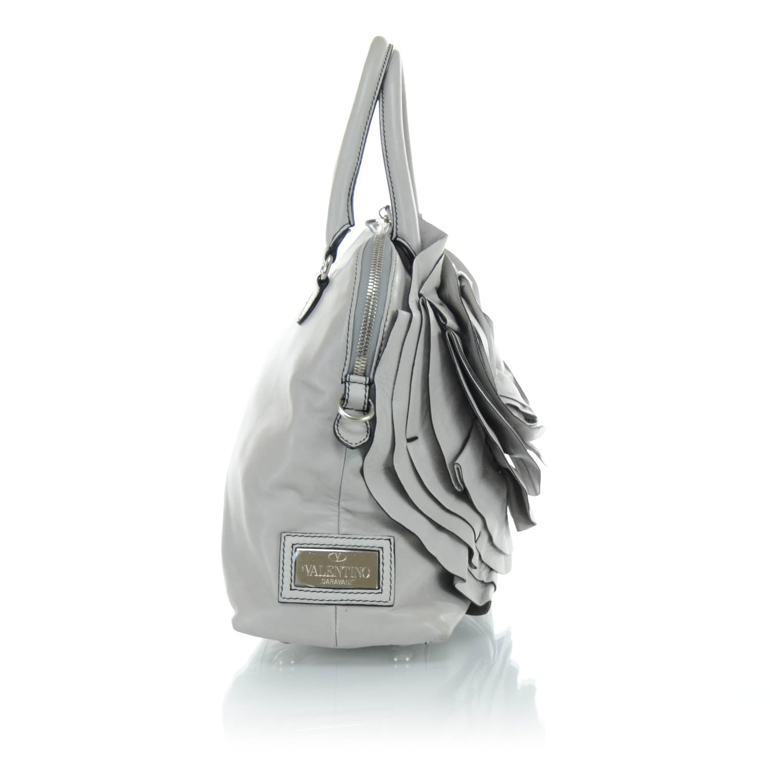 Valentino Garavani Nappa Petale Fango Tote 4 of 10