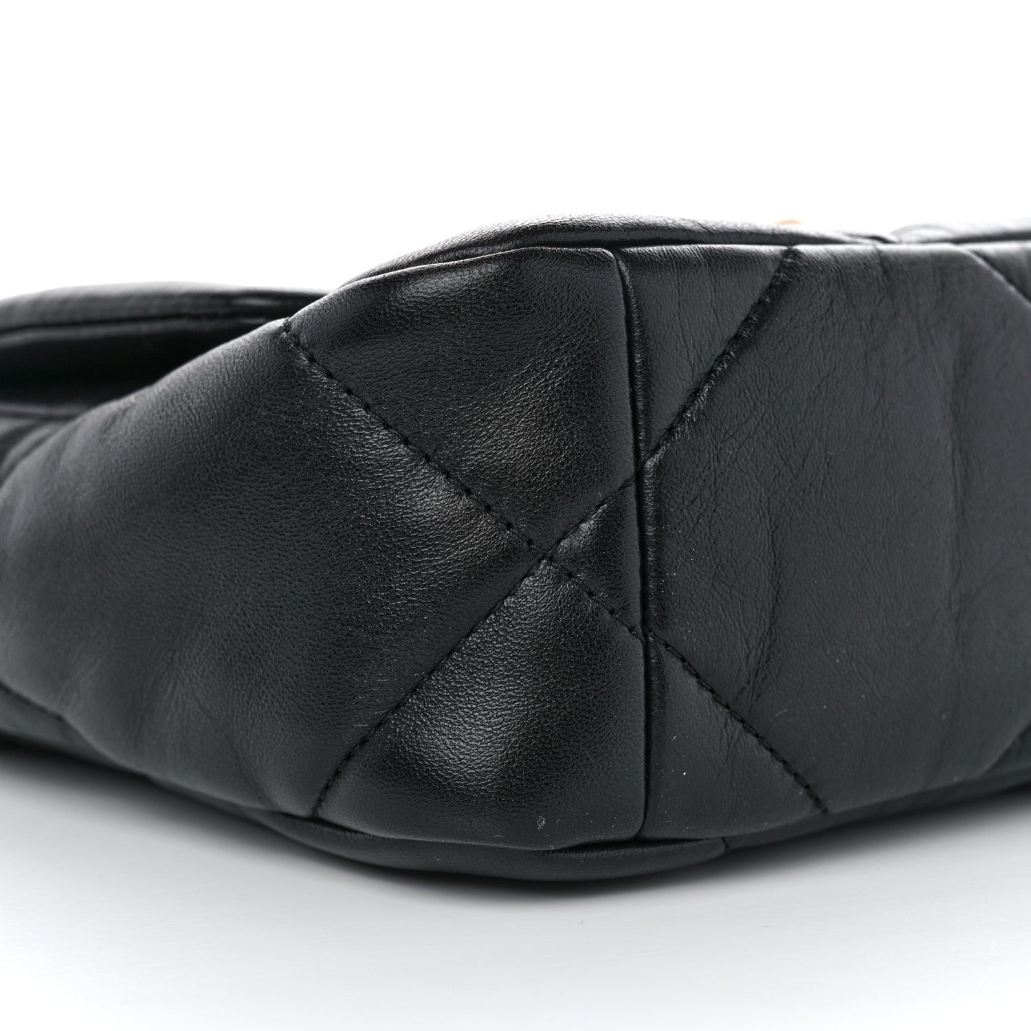 Chanel Lambskin Quilted Medium Chanel 19 Flap Black 9 of 10