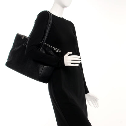 Stella McCartney Shaggy Deer Falabella East West Shopper Tote Black 2 of 7