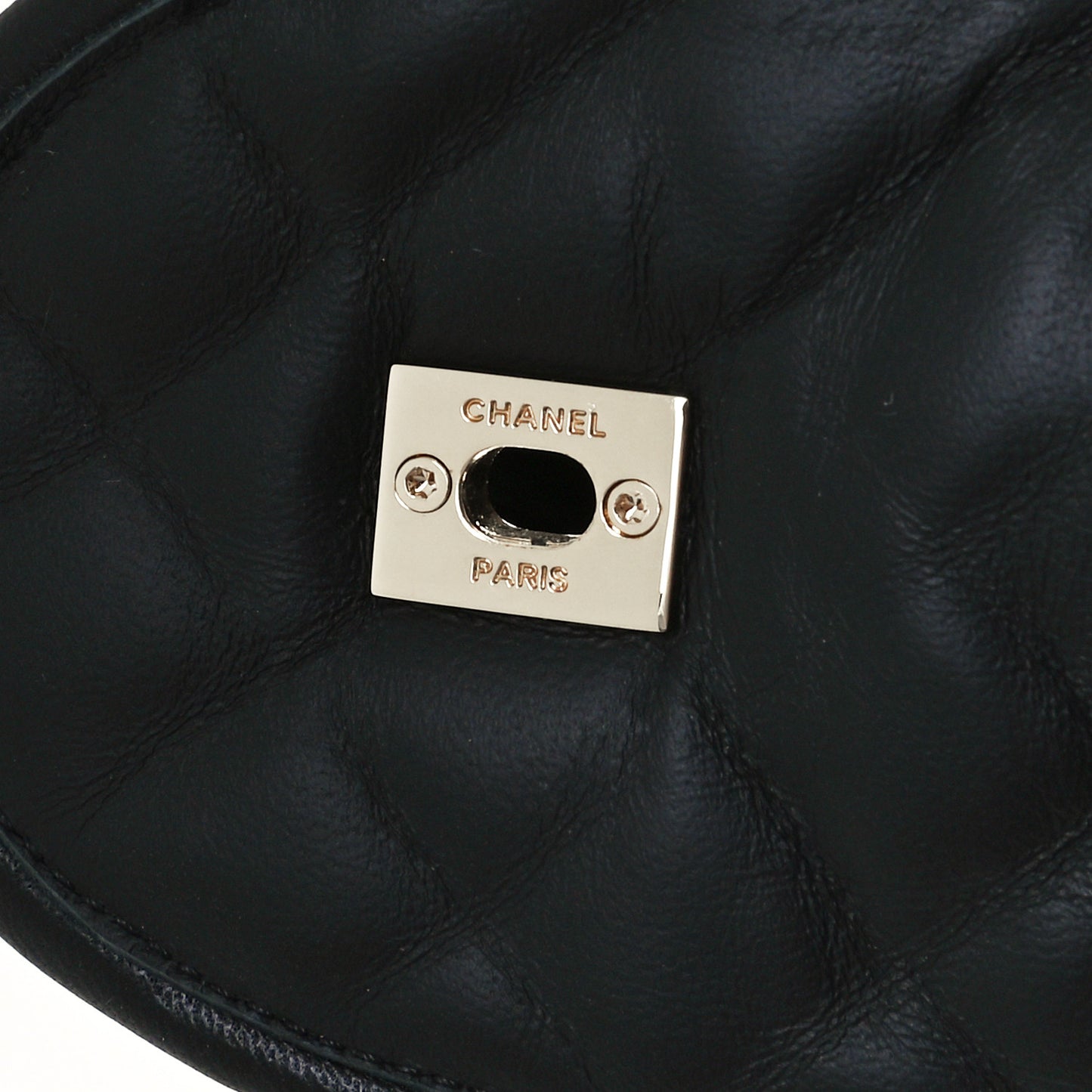 Lambskin Quilted CC Turnlock Loafers 37 Black