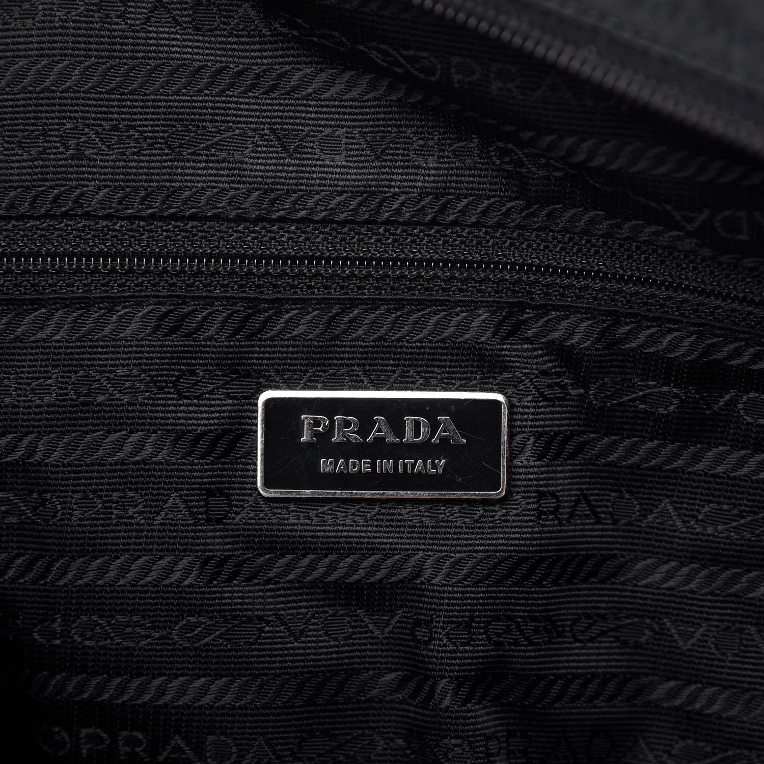 Prada Nylon Vela Messenger Bag Black 8 of 12