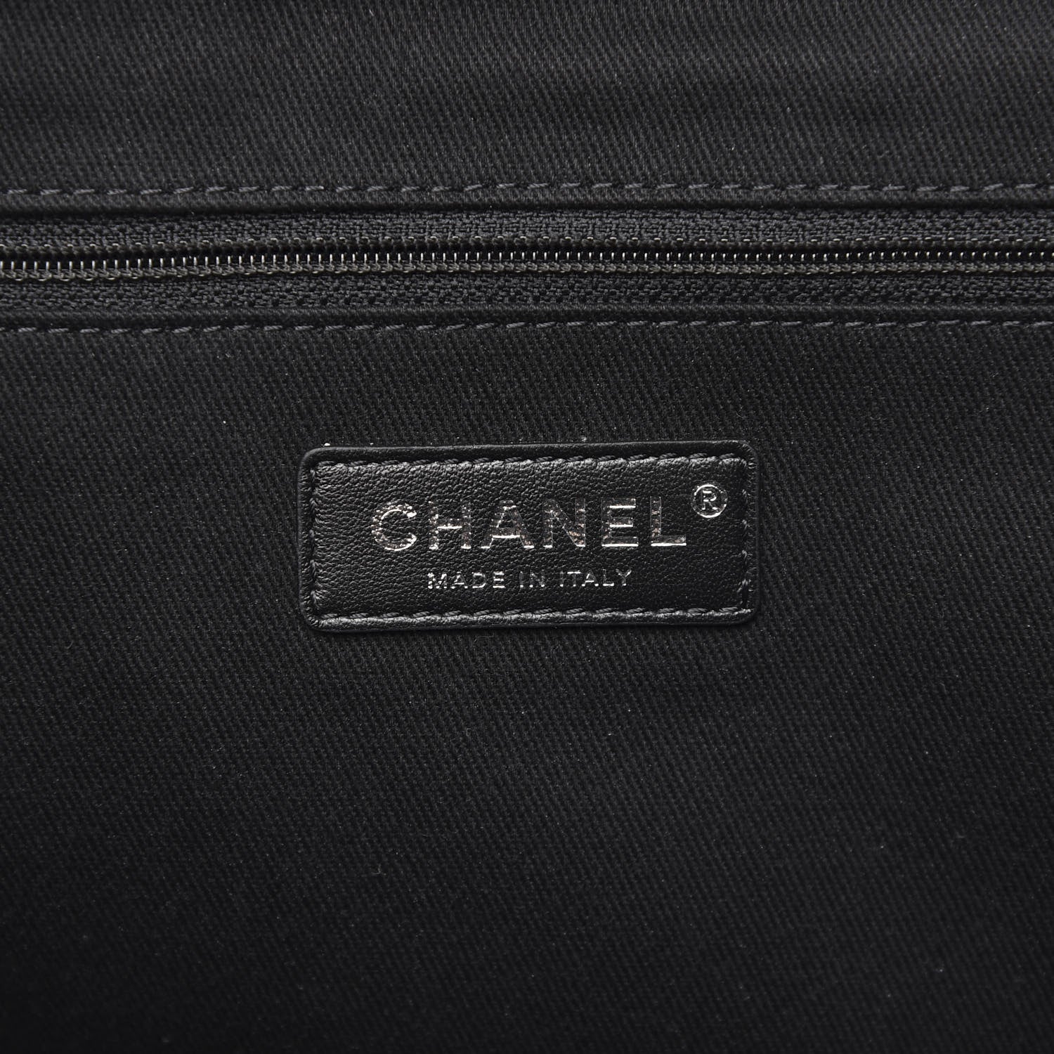 Chanel Canvas Pearl Medium Deauville Tote Black 6 of 11